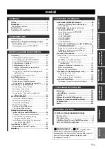 Preview for 417 page of Yamaha RX-V1800 Owner'S Manual