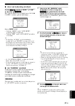 Preview for 595 page of Yamaha RX-V1800 Owner'S Manual