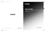 Preview for 1 page of Yamaha RX V1900 - AV Receiver Owner'S Manual