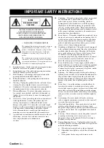 Preview for 2 page of Yamaha RX V1900 - AV Receiver Owner'S Manual