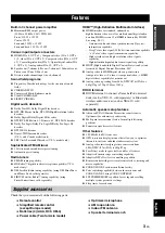 Preview for 7 page of Yamaha RX V1900 - AV Receiver Owner'S Manual