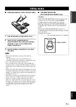 Preview for 9 page of Yamaha RX V1900 - AV Receiver Owner'S Manual