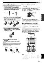 Preview for 19 page of Yamaha RX V1900 - AV Receiver Owner'S Manual