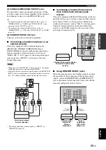 Preview for 27 page of Yamaha RX V1900 - AV Receiver Owner'S Manual