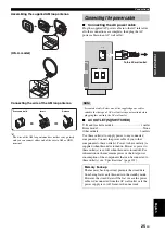 Preview for 29 page of Yamaha RX V1900 - AV Receiver Owner'S Manual