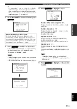 Preview for 35 page of Yamaha RX V1900 - AV Receiver Owner'S Manual