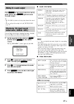 Preview for 41 page of Yamaha RX V1900 - AV Receiver Owner'S Manual