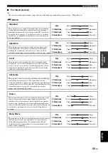 Preview for 47 page of Yamaha RX V1900 - AV Receiver Owner'S Manual