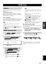 Preview for 51 page of Yamaha RX V1900 - AV Receiver Owner'S Manual