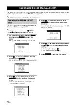 Preview for 78 page of Yamaha RX V1900 - AV Receiver Owner'S Manual