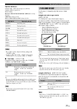 Preview for 81 page of Yamaha RX V1900 - AV Receiver Owner'S Manual