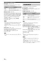 Preview for 82 page of Yamaha RX V1900 - AV Receiver Owner'S Manual