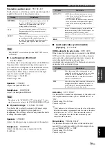 Preview for 83 page of Yamaha RX V1900 - AV Receiver Owner'S Manual