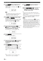 Preview for 96 page of Yamaha RX V1900 - AV Receiver Owner'S Manual