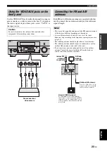 Предварительный просмотр 27 страницы Yamaha RX-V1900 Owner'S Manual