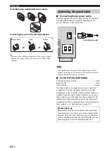 Предварительный просмотр 28 страницы Yamaha RX-V1900 Owner'S Manual