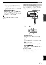 Предварительный просмотр 31 страницы Yamaha RX-V1900 Owner'S Manual