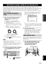 Предварительный просмотр 33 страницы Yamaha RX-V1900 Owner'S Manual