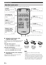 Preview for 102 page of Yamaha RX-V1900BL Owner'S Manual