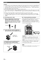 Preview for 16 page of Yamaha RX-V2065 - AV Network Receiver Owner'S Manual