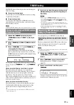 Preview for 35 page of Yamaha RX-V2065 - AV Network Receiver Owner'S Manual