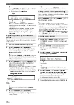 Preview for 36 page of Yamaha RX-V2065 - AV Network Receiver Owner'S Manual