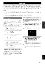 Preview for 39 page of Yamaha RX-V2065 - AV Network Receiver Owner'S Manual