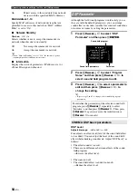 Preview for 58 page of Yamaha RX-V2065 - AV Network Receiver Owner'S Manual