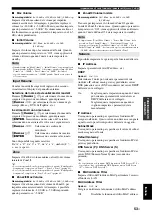 Preview for 229 page of Yamaha RX-V2065 - AV Network Receiver Owner'S Manual