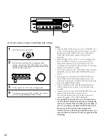 Preview for 20 page of Yamaha RX-V2090 Owner'S Manual