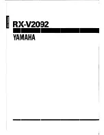 Preview for 82 page of Yamaha RX-V2092 Service Manual