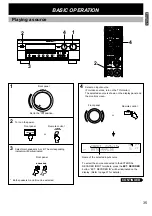 Preview for 39 page of Yamaha RX-V2095 Owner'S Manual