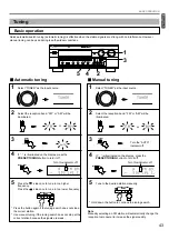 Preview for 47 page of Yamaha RX-V2095 Owner'S Manual