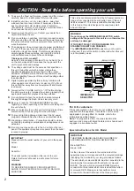 Preview for 4 page of Yamaha RX V2095RDS Owner'S Manual