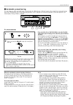 Preview for 47 page of Yamaha RX V2095RDS Owner'S Manual