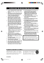 Preview for 4 page of Yamaha RX-V2200 Owner'S Manual