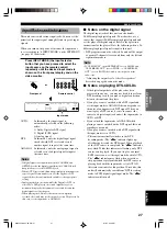 Preview for 31 page of Yamaha RX-V2200 Owner'S Manual