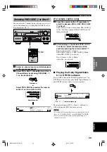 Preview for 33 page of Yamaha RX-V2200 Owner'S Manual