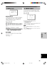 Preview for 69 page of Yamaha RX-V2200 Owner'S Manual