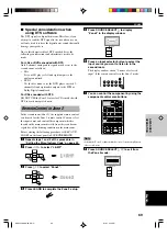 Preview for 73 page of Yamaha RX-V2200 Owner'S Manual