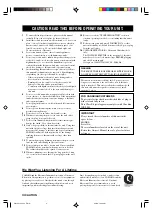 Preview for 4 page of Yamaha RX-V2300 Owner'S Manual