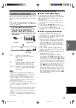 Preview for 33 page of Yamaha RX-V2300 Owner'S Manual