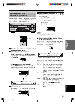 Preview for 35 page of Yamaha RX-V2300 Owner'S Manual