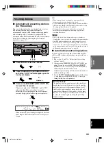 Preview for 43 page of Yamaha RX-V2300 Owner'S Manual