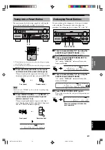 Preview for 45 page of Yamaha RX-V2300 Owner'S Manual