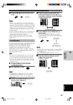 Preview for 49 page of Yamaha RX-V2300 Owner'S Manual