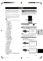 Preview for 61 page of Yamaha RX-V2300 Owner'S Manual