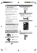 Preview for 76 page of Yamaha RX-V2300 Owner'S Manual