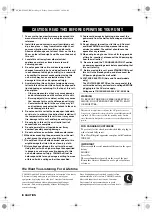 Preview for 4 page of Yamaha RX-V2400 Owner'S Manual