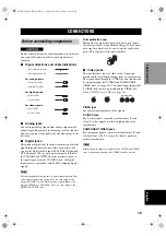 Предварительный просмотр 19 страницы Yamaha RX-V2400 Owner'S Manual